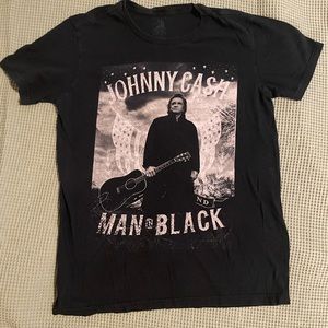 Johnny Cash Man in Black tshirt